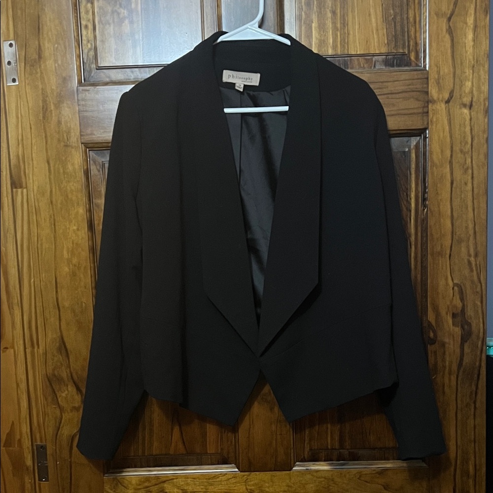 Philosophy Black Women's Suit Jacket